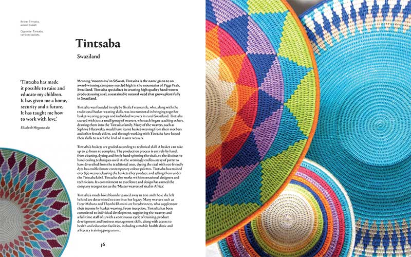 Contemporary Design Africa Page Spread by Tapiwa Matsinde published by Thames and Hudson