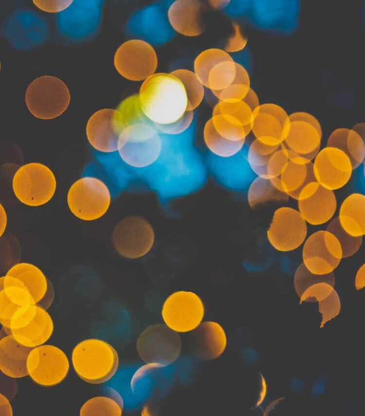 Blurred lights golden egg in a box illustrating craft business stand out